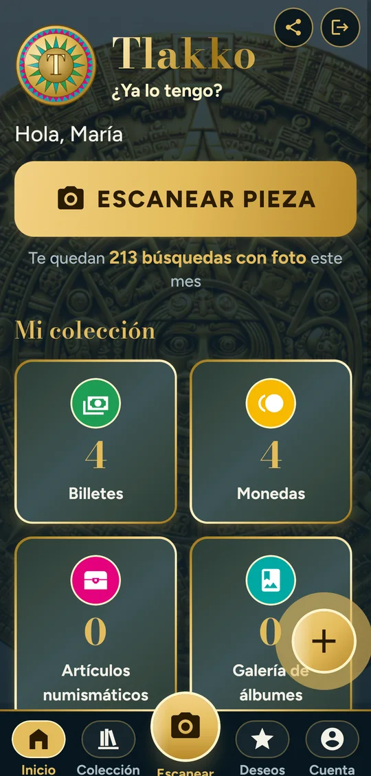 Inicio con el resumen de la colección