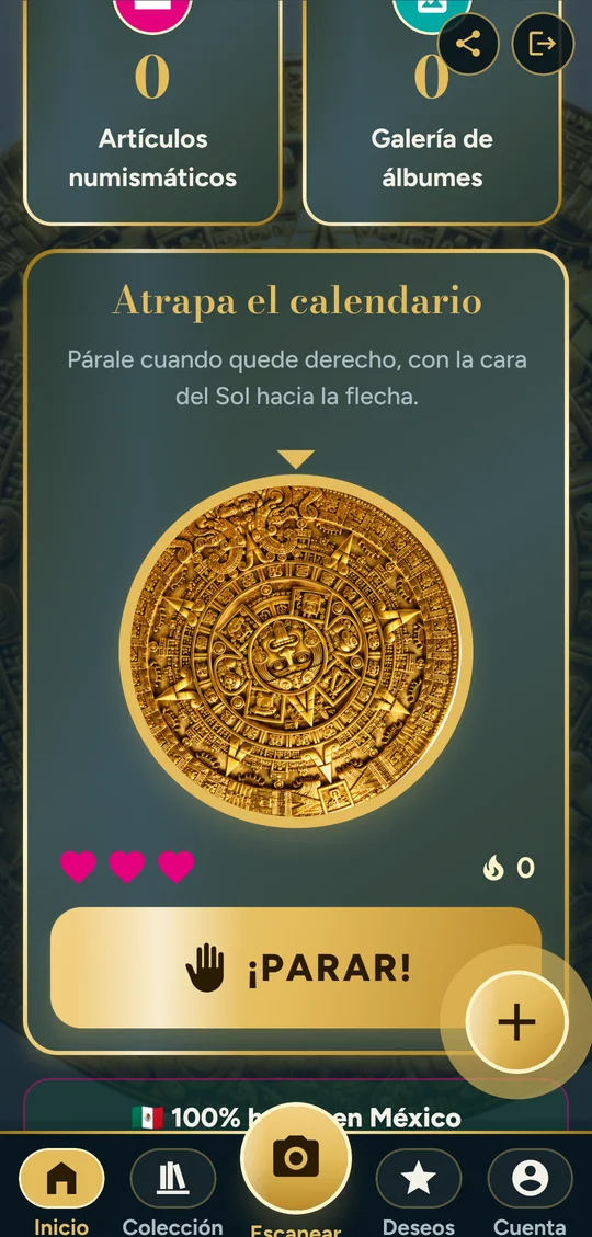 Juego Atrapa el calendario